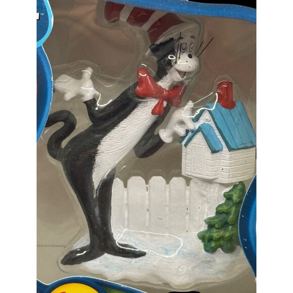 Kurt Adler Dr. Seuss Set of 3 The Cat In The Hat Movie 2003 Holiday Ornaments - Picture 4 of 11